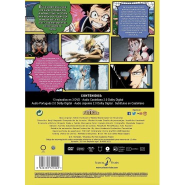 My Hero Academia Temporada 1 (Episodios 1 a 13) DVD - Reedición