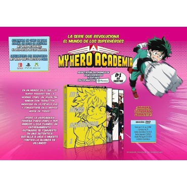 My Hero Academia Temporada 1 (Episodios 1 a 13) DVD - Reedición