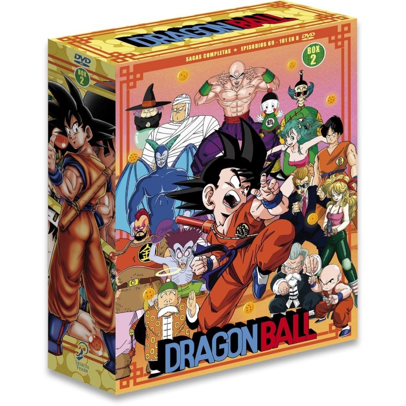 Dragon Ball Sagas Completas Box 2 Ep. 69 A 108 [DVD]
