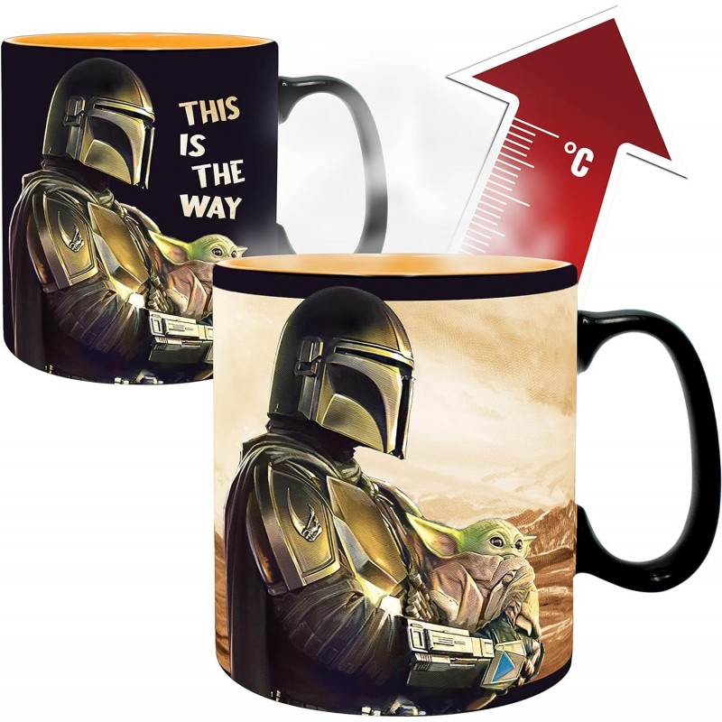 Taza Térmica This Is The Way The Mandalorian Star Wars Cerámica 460 mls