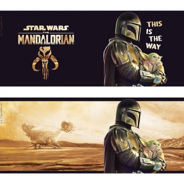 Taza Térmica This Is The Way The Mandalorian Star Wars Cerámica 460 mls
