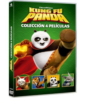 Kung Fu Panda Pack 1-4 [DVD] (2008, 2011, 2016, 2024)