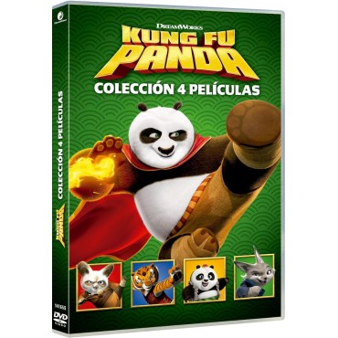 Kung Fu Panda Pack 1-4 [DVD] (2008, 2011, 2016, 2024)