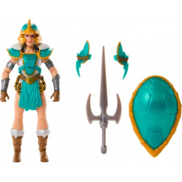 Figura Teela MOTU X TMNT Turtles Of Grayskull Masters Of The Universe Teenage Mutant Ninja Turtles Articulada 14 cms