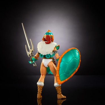 Figura Teela MOTU X TMNT Turtles Of Grayskull Masters Of The Universe Teenage Mutant Ninja Turtles Articulada 14 cms
