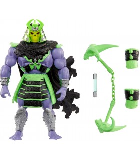 Figura Skeletor MOTU X TMNT Turtles Of Grayskull Masters Of The Universe Teenage Mutant Ninja Turtles Articulada 14 cms