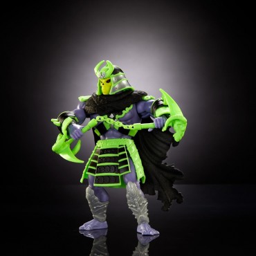 Figura Skeletor MOTU X TMNT Turtles Of Grayskull Masters Of The Universe Teenage Mutant Ninja Turtles Articulada 14 cms
