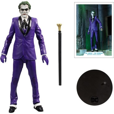 Figura The Joker: The Criminal Batman: Three Jokers DC Multiverse Articulada 18 cms