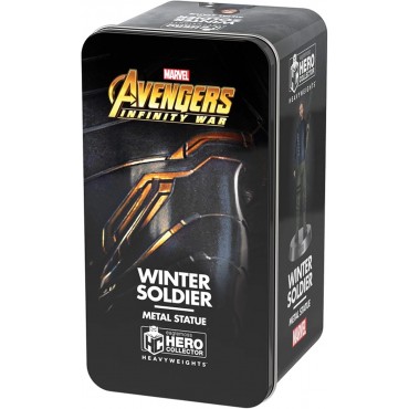 Figura Winter Soldier Soldado de Invierno Avengers Infinity War Marvel Estatua de Metal pesado 12,5 cms