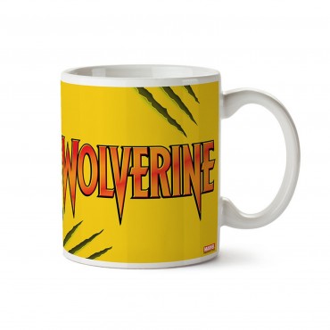 Taza Wolverine Lobezno X-Men Marvel Cerámica 320 mls