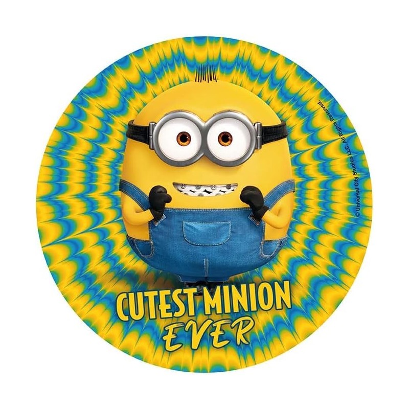 Alfombrilla Ratón Los Minions Cutest Minion Ever Flexible 21 cms