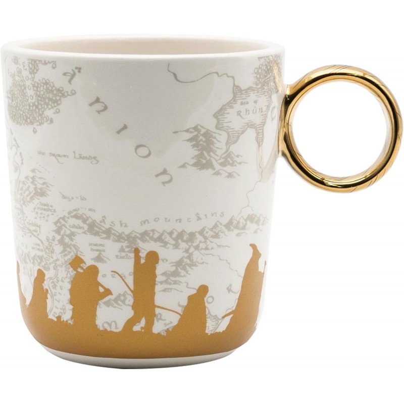 Taza 3D One Ring El Señor de los Anillos Cerámica 460 mls