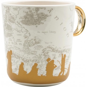 Taza 3D One Ring El Señor de los Anillos Cerámica 460 mls