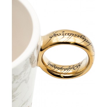 Taza 3D One Ring El Señor de los Anillos Cerámica 460 mls