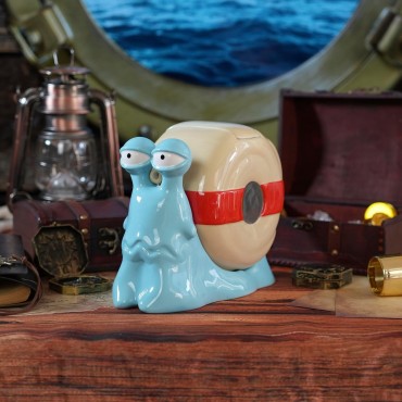 Tetera Caracol Transpondedor Den Den Mushi One Piece Cerámica 1200 mls