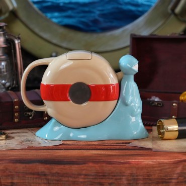 Tetera Caracol Transpondedor Den Den Mushi One Piece Cerámica 1200 mls
