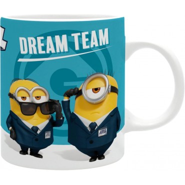 Taza Los Minions Bad Decisions, No Regrets - Drea Team - Gru 4 Cerámica 320 mls