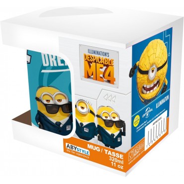 Taza Los Minions Bad Decisions, No Regrets - Drea Team - Gru 4 Cerámica 320 mls