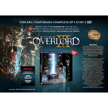 Overlord (Temporada 3) DVD [DVD]
