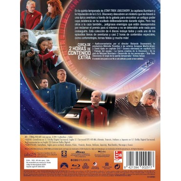 Star Trek Discovery - Temporada 5 (La Temporada Final) (Steelbook) (4 discos) [Blu-ray] (2017)