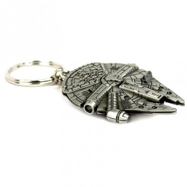 Llavero Halcón Milenario Star Wars Metálico