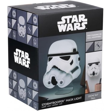 Lámpara Casco Stormtrooper Star Wars 22 cms