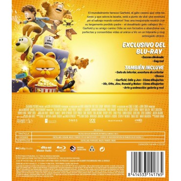 Garfield: la Película [Blu-ray] (2024) The Garfield Movie