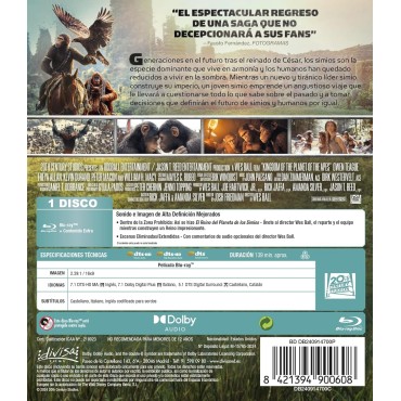 El Reino Del Planeta De Los Simios [Blu-ray] (2024) Kingdom of the Planet of the Apes