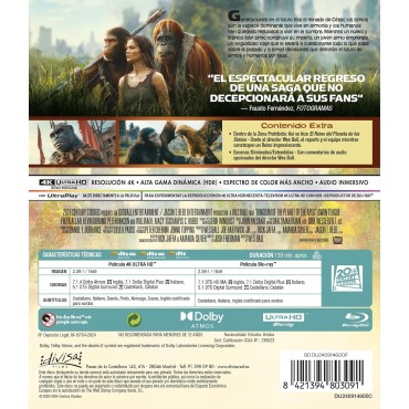 El Reino Del Planeta De Los Simios [4K UHD, Blu-ray] (2024) Kingdom of the Planet of the Apes