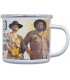 Taza Bud Spencer & Terence Hill Wanted Metálica 330 mls