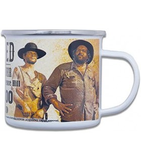 Taza Bud Spencer & Terence Hill Wanted Metálica 330 mls