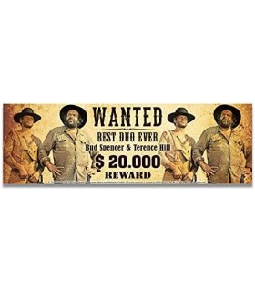 Taza Bud Spencer & Terence Hill Wanted Metálica 330 mls