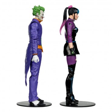 Set Figuras The Joker & Punchline DC Multiverse Articuladas 18 cms
