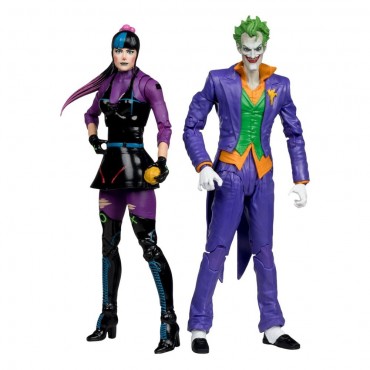 Set Figuras The Joker & Punchline DC Multiverse Articuladas 18 cms
