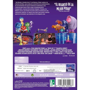 Del Revés 2 [DVD] (2024) Inside Out 2