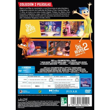 Del Revés 1 + Del Revés 2 [DVD] (2015, 2024) Inside Out 1 + Inside Out 2