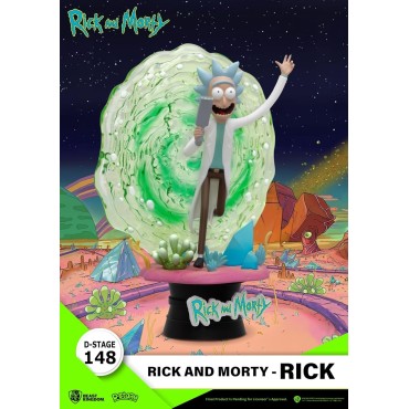 Figura Rick Diorama PVC Rick And Morty D-Stage 148 14 cm