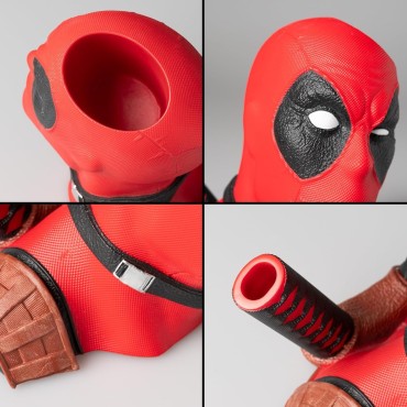 Lapicero 3D Cabeza Deadpool Marvel 18 cms
