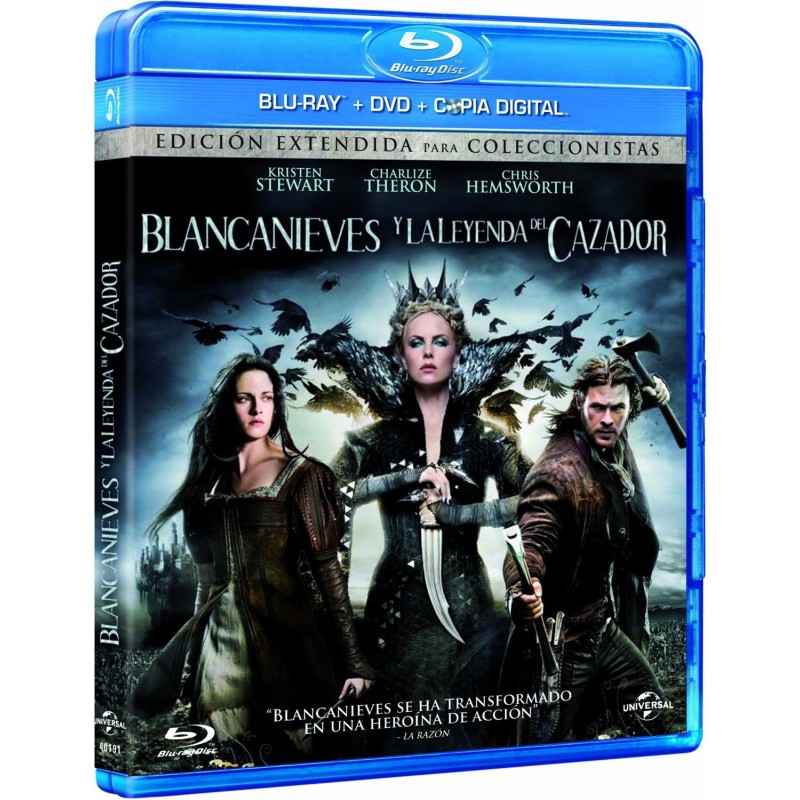 Blancanieves y la Leyenda del Cazador [Blu-ray+DVD+Copia Digital] (2012) Snow White and the Huntsman
