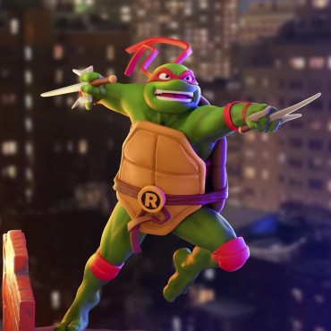 Figura Raphael TMNT Las Tortugas Ninja Super Figure Collection 21 cms