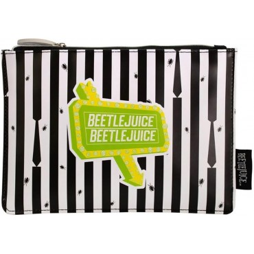 Estuche Neceser Rectangular Beetlejuice 22 x 15,5 cms