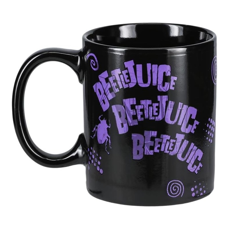 Taza Termocolora Beetlejuice Cerámica 300 mls