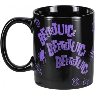 Taza Termocolora Beetlejuice Cerámica 300 mls