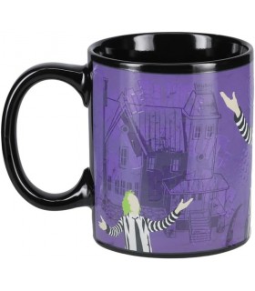 Taza Termocolora Beetlejuice Cerámica 300 mls
