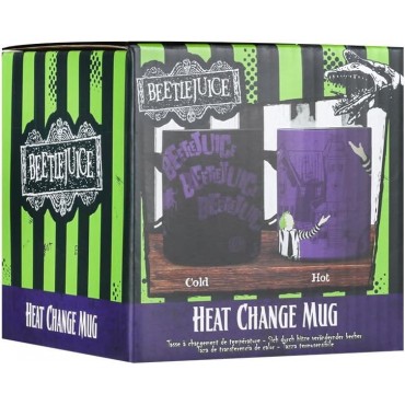 Taza Termocolora Beetlejuice Cerámica 300 mls