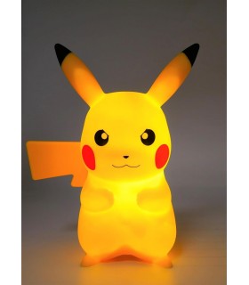 Lámpara Pikachu LED Con Mando A Distancia Pokémon 25 cms
