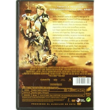 Resident Evil 3: Extinción [DVD]