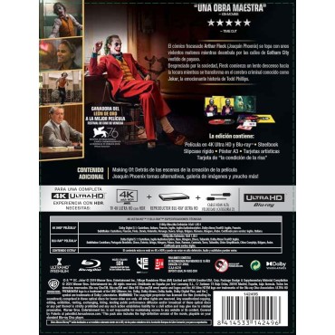 Joker (Ed. Especial Metal) - Ed. Limitada Hasta Fin de Existencias [4K UHD,Blu-ray] (2019) Joker