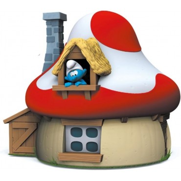 Hucha Casa Seta Los Pitufos 15 cms