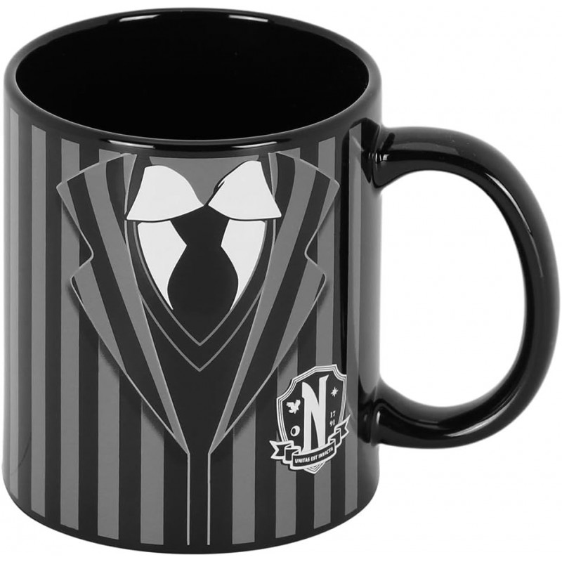 Taza Uniforme Wednesday Cerámica 380 mls